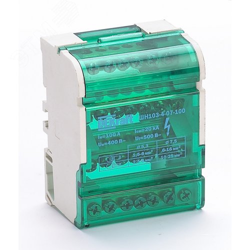 Кросс-модуль на DIN-рейку 4х7 групп 100А ШН-103