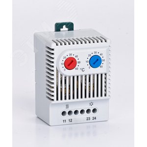 Термостат с НО+НЗ контактами от 0 до +60°C 250В