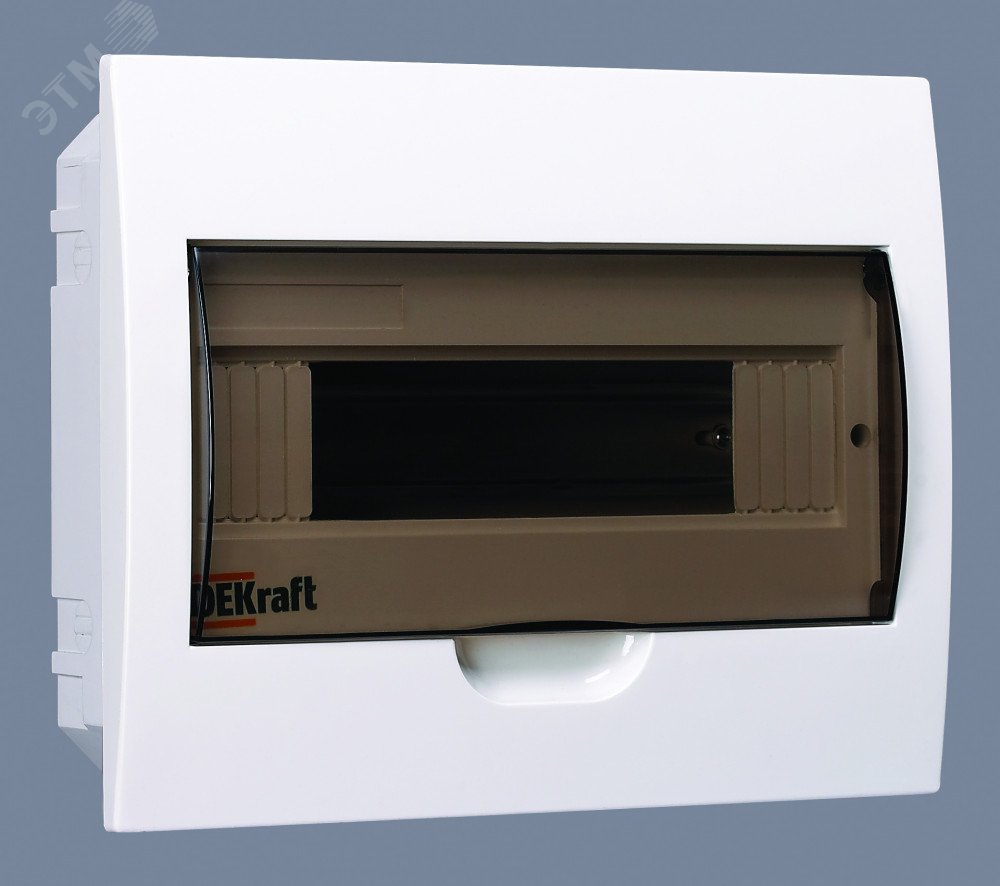 Щит распределительный встраиваемый ЩРВ-П-12 IP41 пластиковый прозрачная дверь