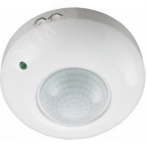 Датчик движения инфракрасный ДДИ-101 01 1200Вт 6м 360градус чёрный