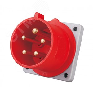 Вилка для скрытой проводки 3Р+РЕ+N 16А 380В IP44 ВЩ-103