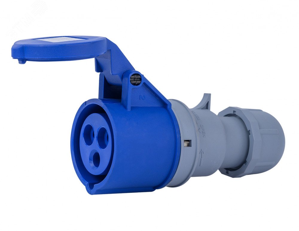 Розетка переносная 2Р+РЕ 16А 220В IP44 РП-103