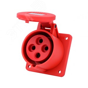 Розетка для скрытой проводки 3Р+РЕ 16А 380В IP44 РЩ-103