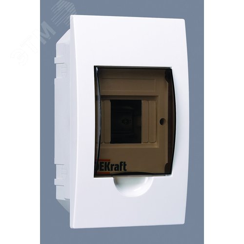 Щит распределительный встраиваемый ЩРВ-П-4 IP41 пластиковый прозрачная дверь