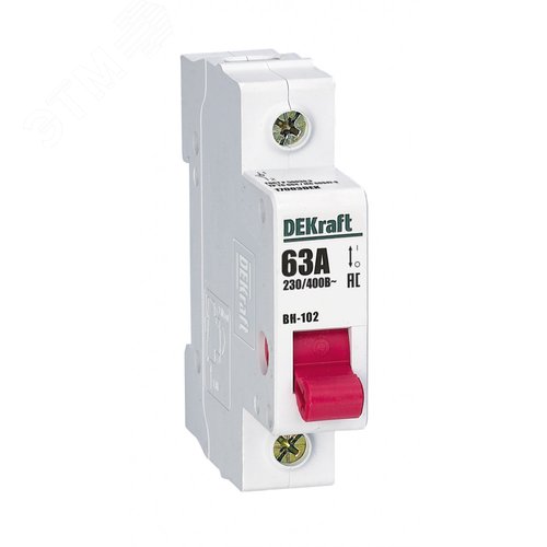 Выключатель нагрузки 1п ВН-102 63А