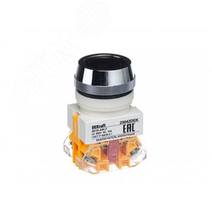 Кнопка ABLF 30мм черная 220В ВK-30