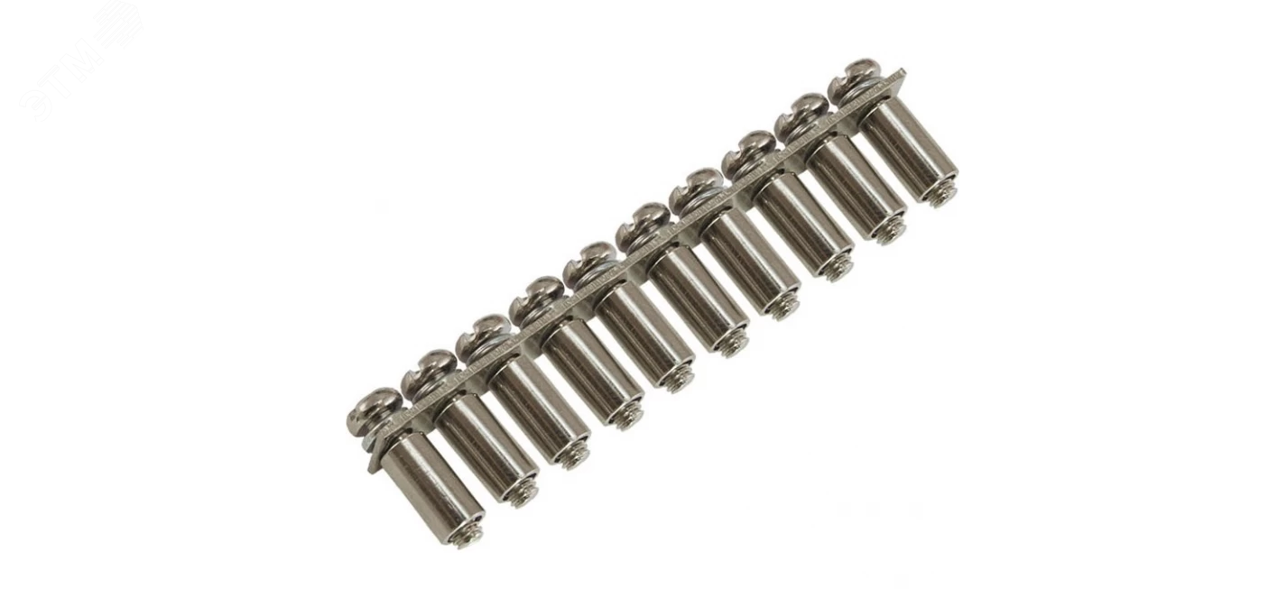 Шинный соединитель для 10 зажимов наборных 4 мм2 35А ШС-01-4-10