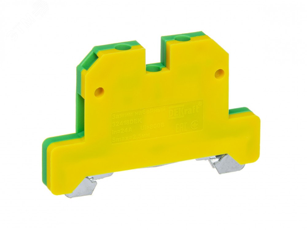 Зажим наборный заземляющий 24А 2 мм.кв ЗН-101