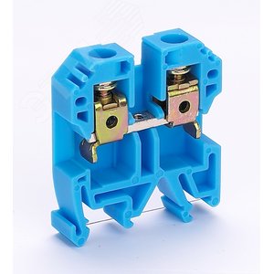 Зажим наборный 70А 10 мм.кв ЗН-101 синий