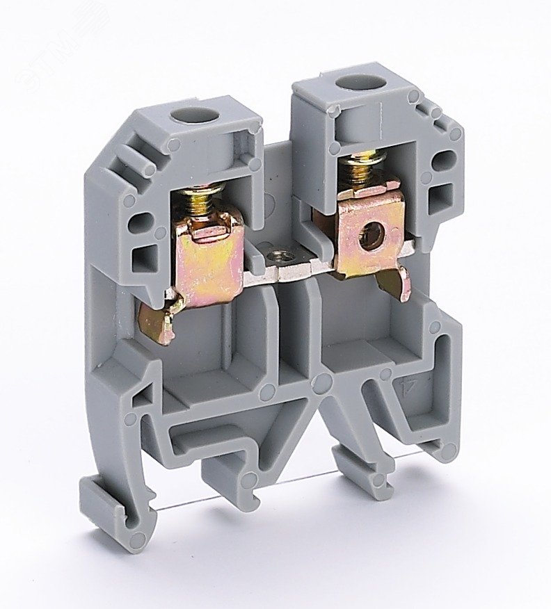 Зажим наборный 50А 6 мм.кв ЗН-101 серый