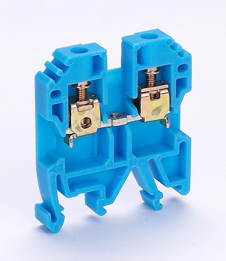 Зажим наборный 35А 4 мм.кв ЗН-101 синий