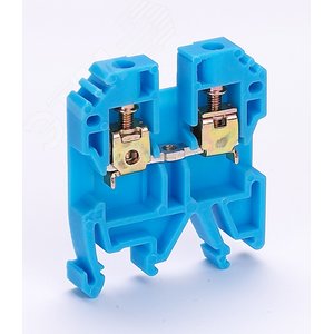 Зажим наборный 35А 4 мм.кв ЗН-101 синий