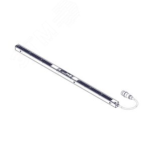 Блок распределения питания Uniprom. управляемый. 0U. 240В. 1Ф. 16A. 36xC13 6xC19. 3м кабель. IEC309