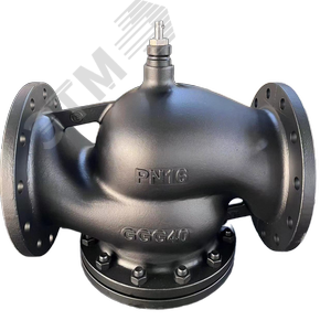 Клапан регулирующий 2-ход фланц PN16 DN200 450 м3/ч -20...+130 град