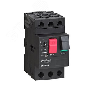 АВТ.ВЫКЛ.ЗАЩ.ДВ. GM2ME 9-14A КОМБ.РАСЦЕПИТЕЛЬ КНОП.УПР. (GV2ME16)