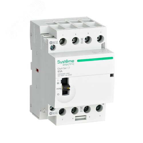 Контактор 4P 4НО 63A AC 400В-230В City9 Set