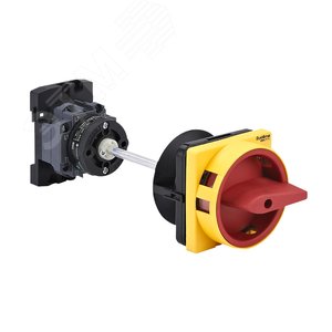 ВЫКЛЮЧАТЕЛЬ-РАЗЪЕДИНИТЕЛЬ 3P 20A С КРАСНОЙ ВЫНОСНОЙ РУКОЯТКОЙ НА ДИН-РЕЙКЕ/ПЛАТЕ