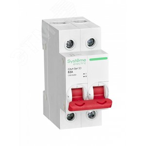 Выключатель нагрузки (ВН) 2P 63А 400В City9 Set