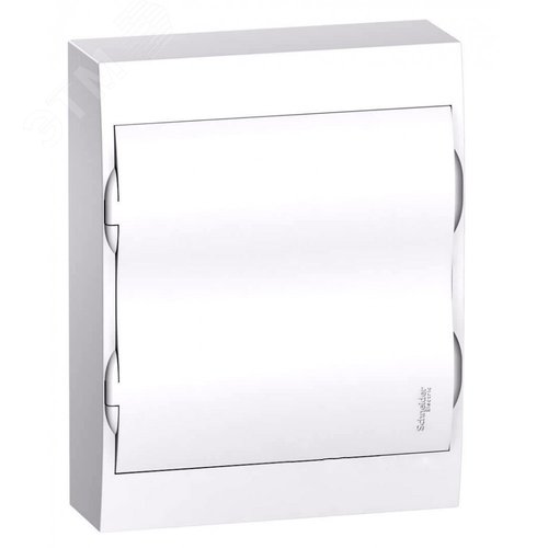 Щит распределительный навесной белый City9 (ЩРн-П-24) дверь белая на 24 модуля IP40