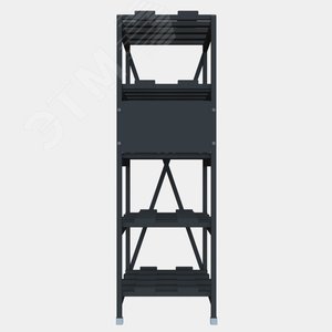 Стеллаж 5 полочный 4 ряда 478х769х1495