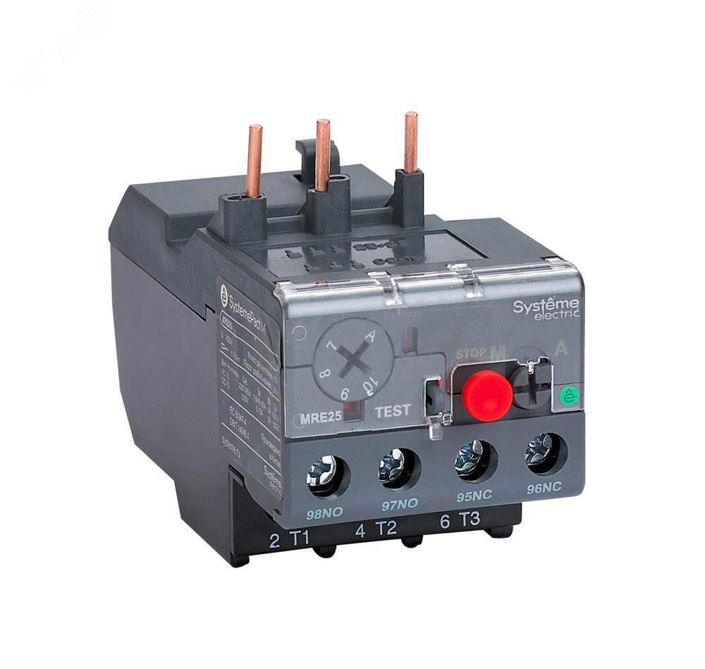 ТЕПЛОВОЕ РЕЛЕ ПЕРЕГРУЗКИ MRE F25 1.6-2.5A КЛАСС 10 (LRE07)