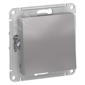 Переключатель одноклавишный ATLASDESIGN схема 6 10АХ механизм алюминий