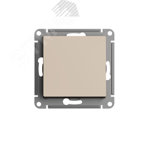 ATLASDESIGN переключатель одноклавишный, сх.6, 10АХ, механизм, ПЕСОЧНЫЙ