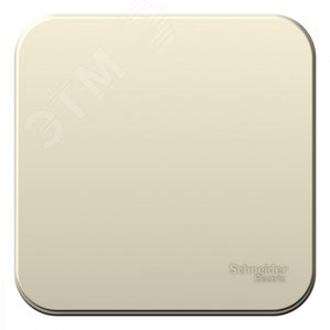 Переключатель BLANCA одноклавишный наружный (схема 6) с изоляционной пластиной 10а 250b молочный