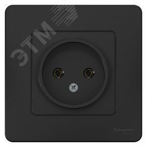 BLANCA скрытой установки розетка без заземления без шторок 16А, 250В, антрацит