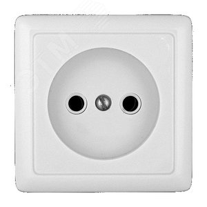 ХИТ Розетка наружная без заземления 250В 10А белая