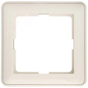 W59 Рамка 1 пост бежевая