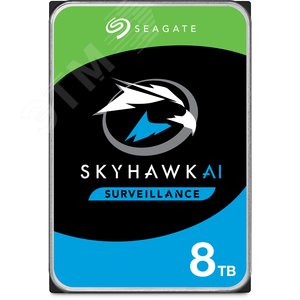 Жесткий диск 8TB SkyHawk 3.5'', SATAIII, 7200 об/мин, 256 МБ