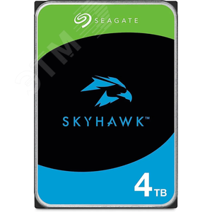 Жесткий диск 4TB SkyHawk 3.5'', SATAIII, 5900 об/мин, 256 МБ