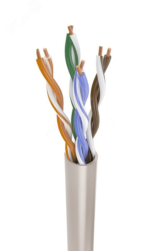 Кабель СегментЛАН U/UTP Cat5e PVCLSнг(А)-LSLTx    2х2х0.52