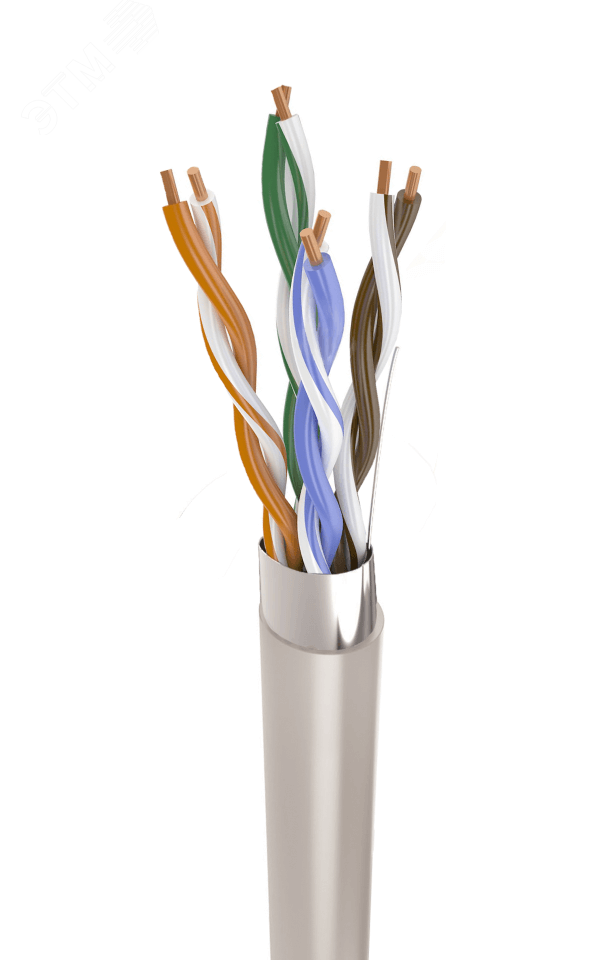 Кабель СегментЛАН F/UTP Cat5e PVCLSнг(А)-LS 2х2х0.52