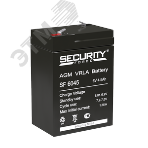 Аккумулятор SF 6В 4.5Ач