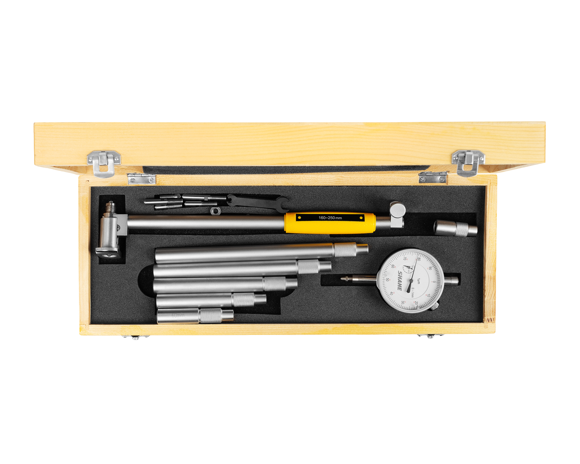 Нутромер индикаторный НИ повышенной точности 160-250 0,001 SHAHE