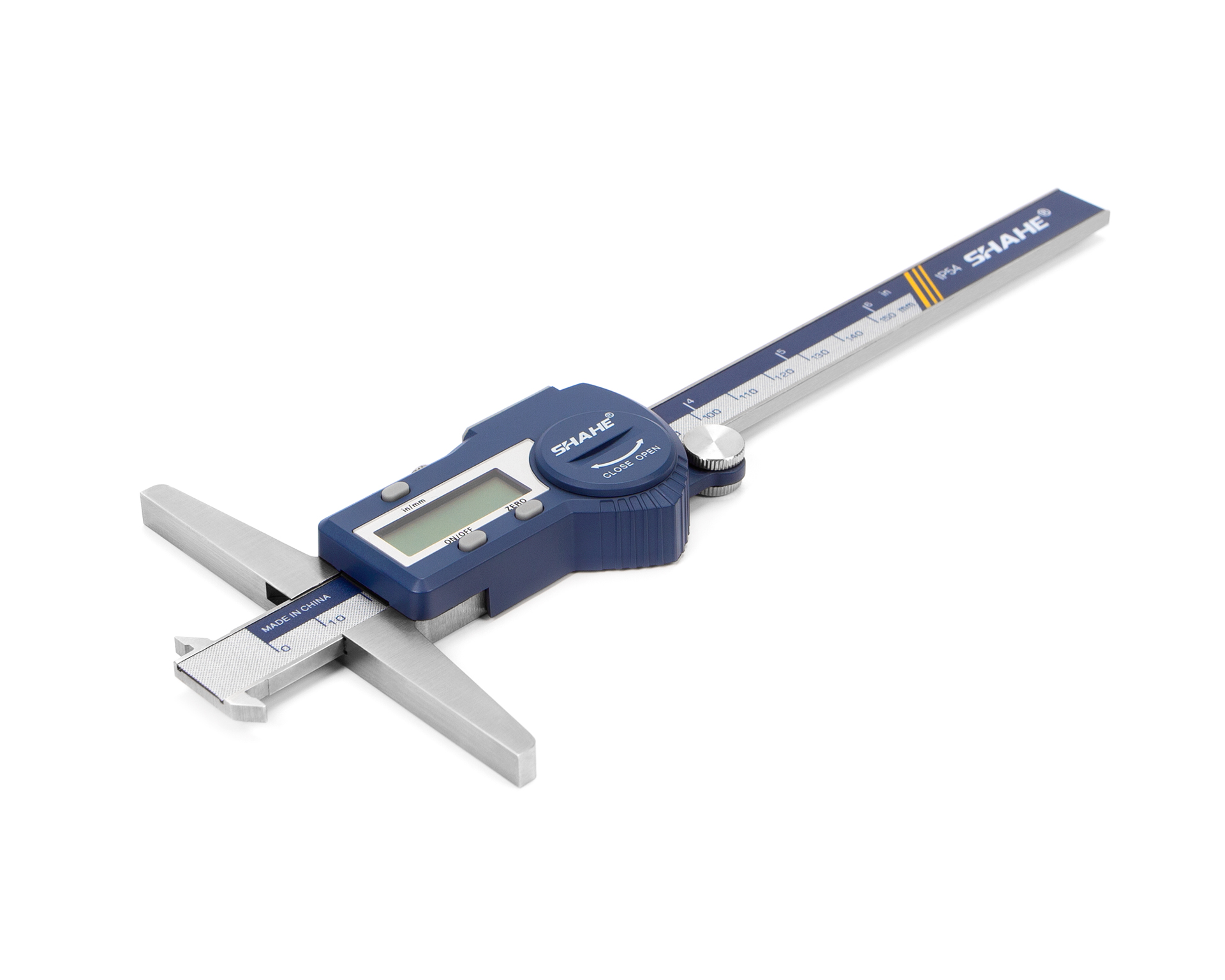 Штангенглубиномер ШГЦ- 150 0.01 электр. с дв. тол-м SHAHE