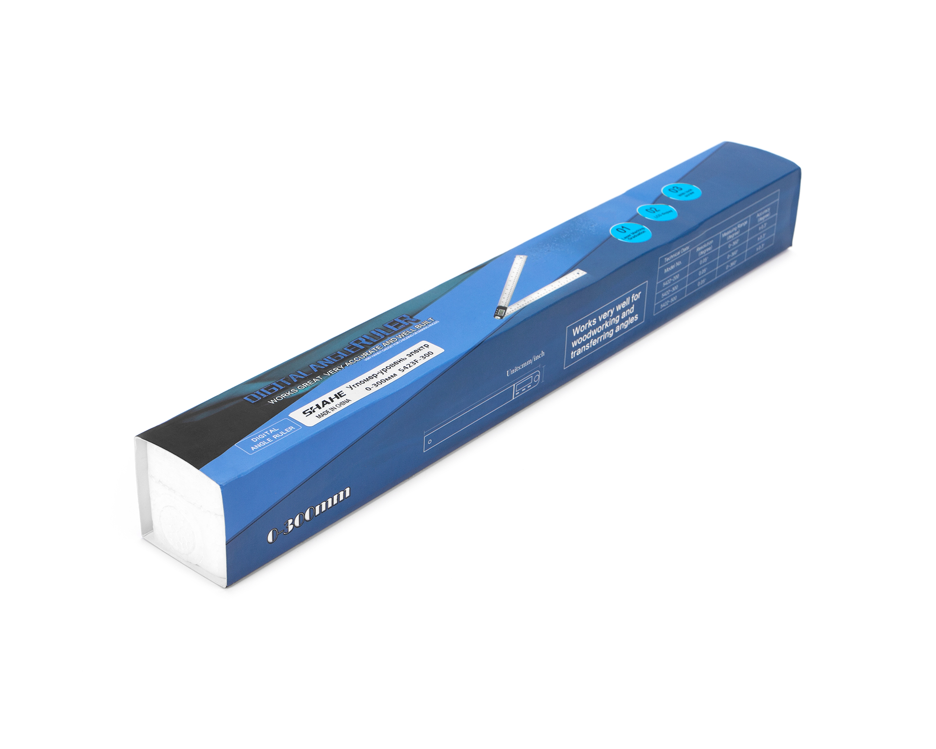 Угломер-уровень электр. 0-300мм SHAHE 5423F-300