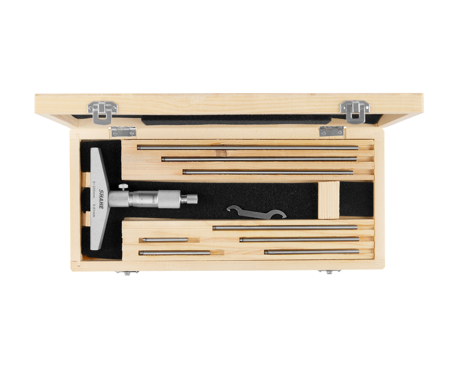 Глубиномер микрометрический ГМ-200 0,01 SHAHE