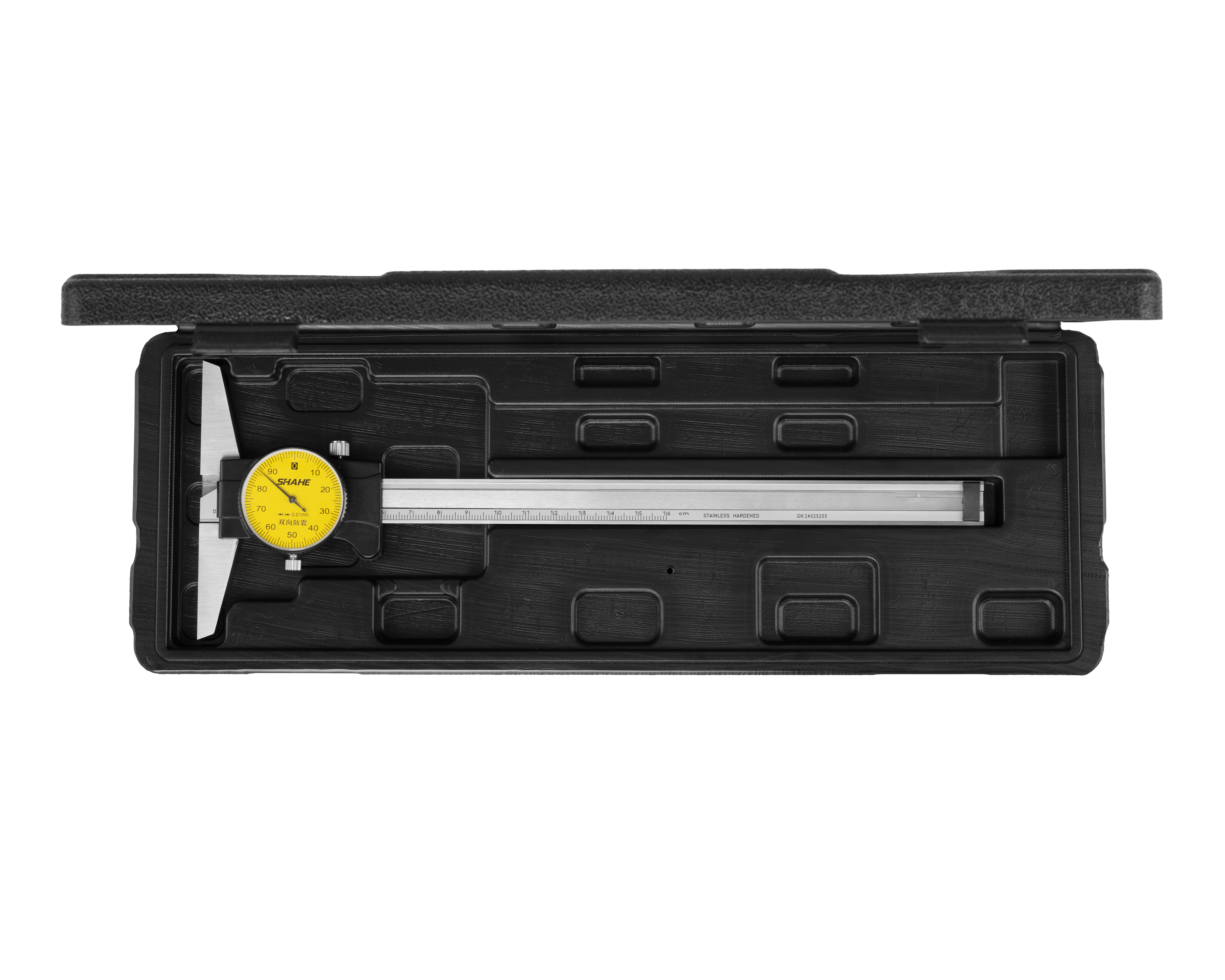 Штангенглубиномер ШГК- 160 0,01 с круг. шкалой SHAHE
