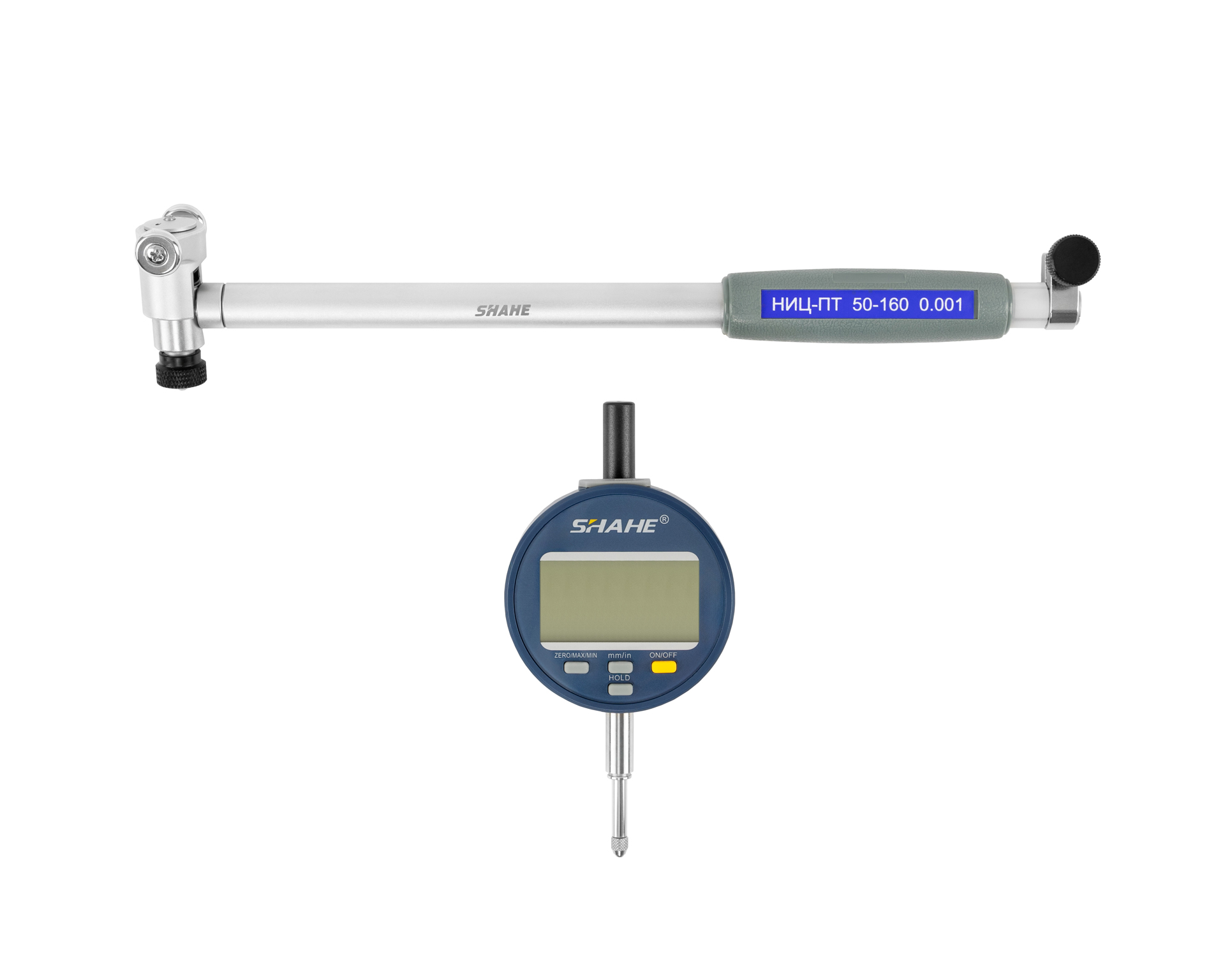 Нутромер индикаторный электронный НИЦ пов.точн. 50-160 0,001 (ГРСИ №85113-22) SHAHE