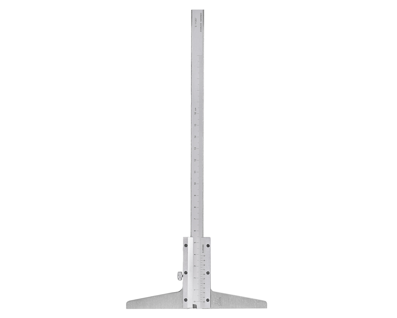 Штангенглубиномер ШГ- 250 0,05 с толщиномером SHAN