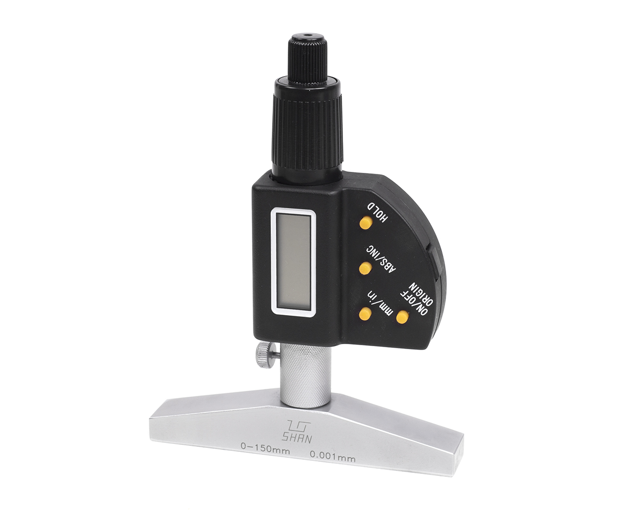 Глубиномер микрометрический цифровой ГМЦ-150 мм 0,001 электронный SHAN