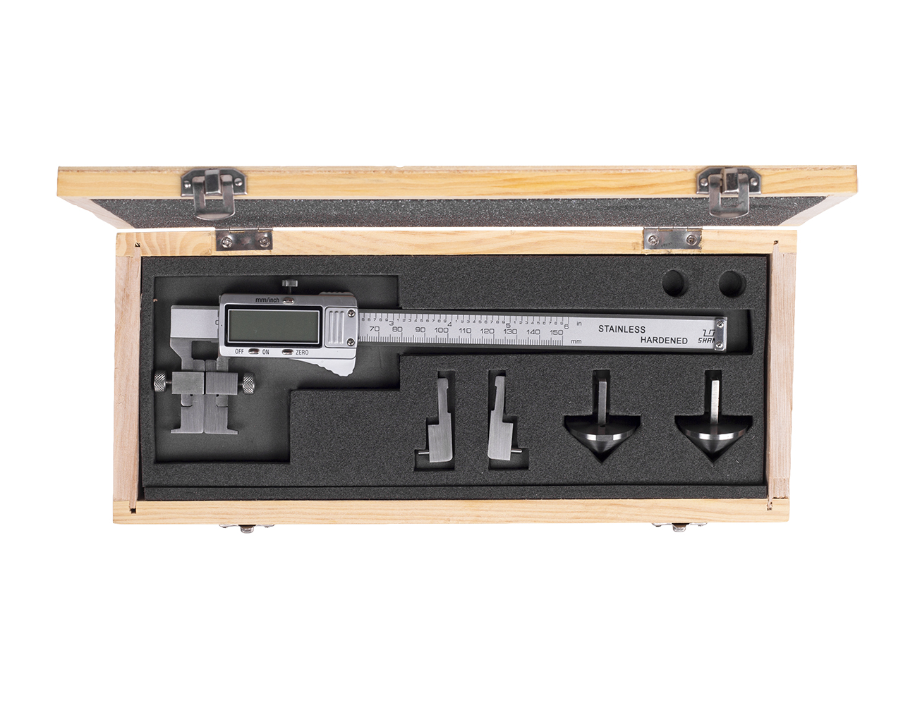 Штангенциркуль со смен. нас. ШЦЦСС- 200 0,01 электронный с калибровкой SHAN