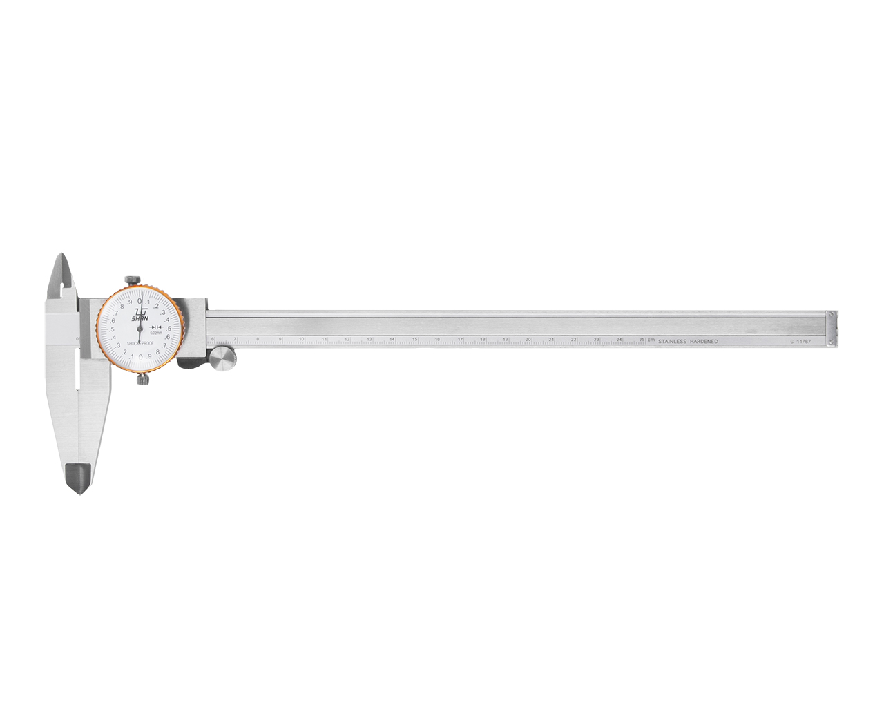 Штангенциркуль ШЦК-1-300 0,02 с круговой шкалой губки 50мм с поверкой SHAN