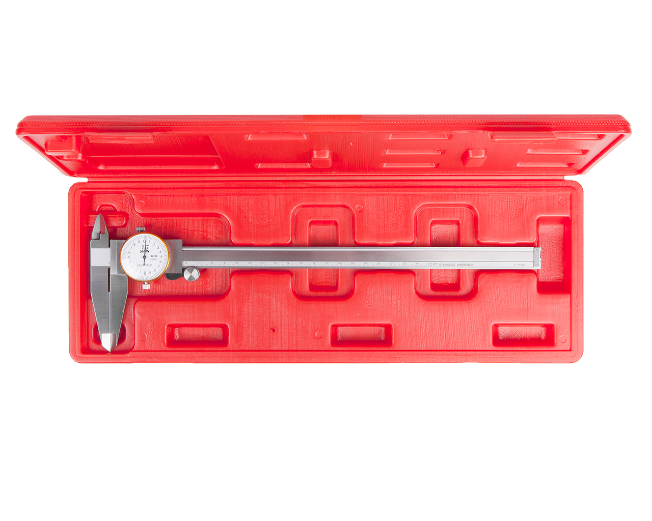 Штангенциркуль ШЦК-1-300 0,02 с круговой шкалой губки 50мм с поверкой SHAN