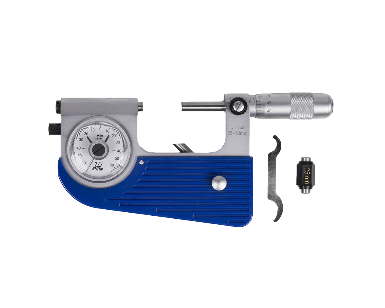 Микрометр рычажный МР- 50 0,001 с поверкой SHAN