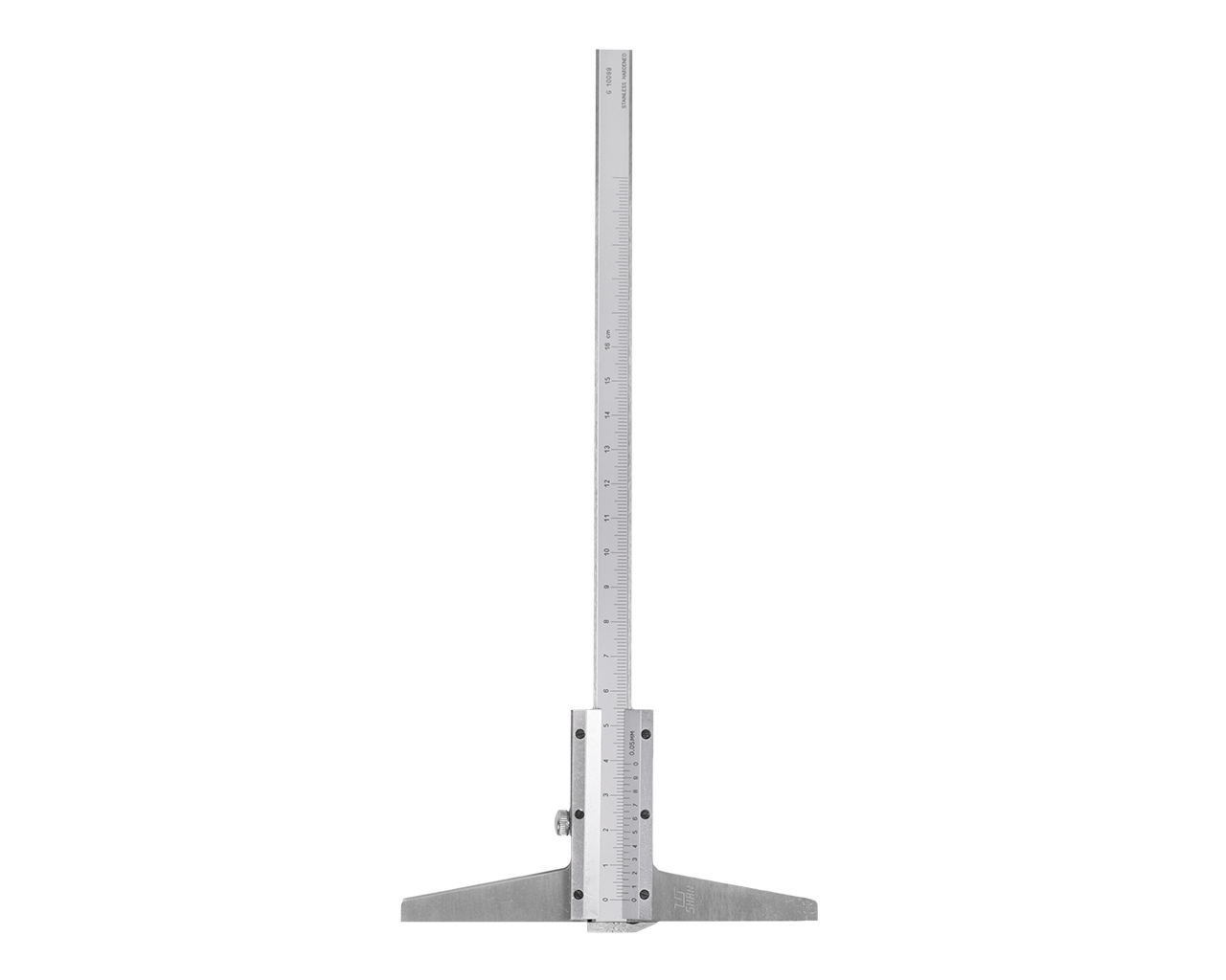 Штангенглубиномер ШГЦ -150-0.01 SHAN с калибровкой