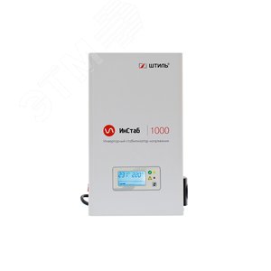 Стабилизатор переменного напряжения ИнСтаб инверторный 1000 ВА/800 Вт, з/у 4.5А, однофазный, настенный
